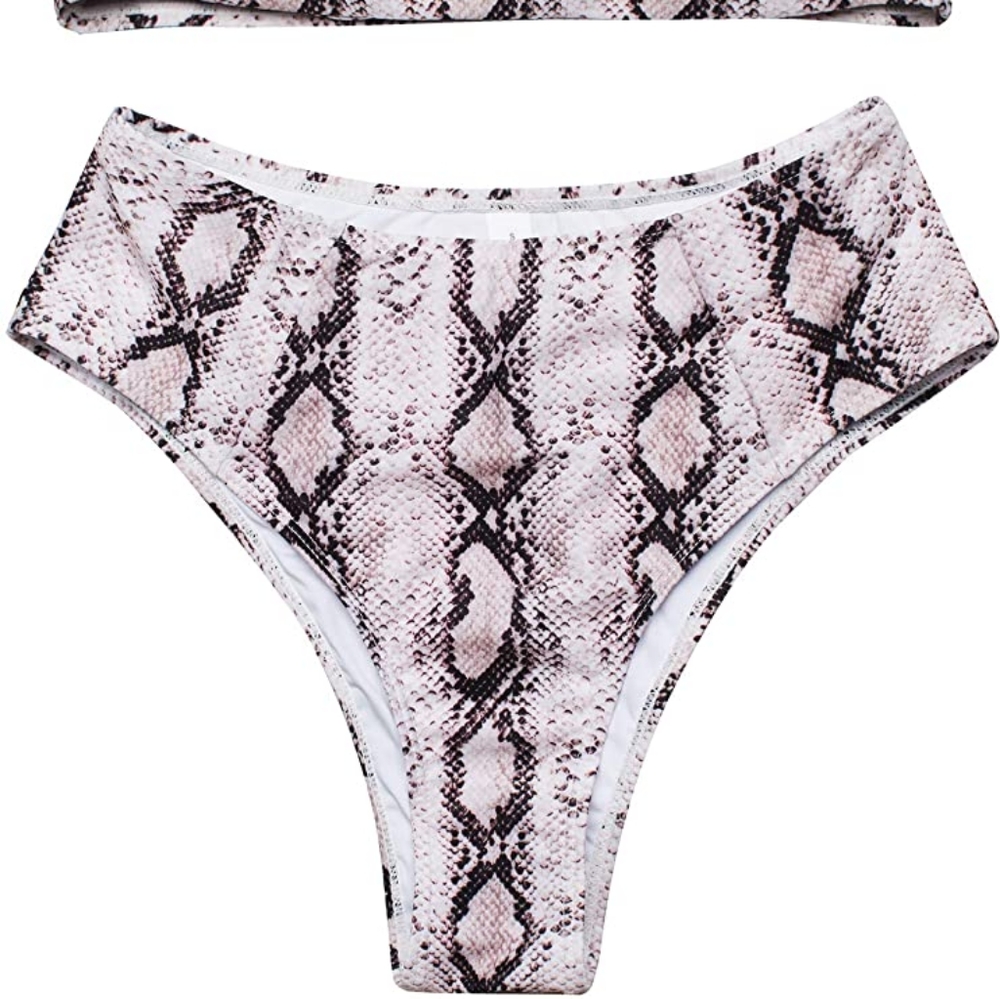 🆕️Bandeau High Waist Bikini Set 2022 Swimsuit Bathing suit - Picture 5 of 7